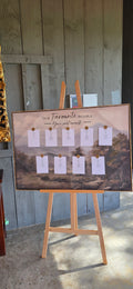 Personalised A5 Table Plan Cards