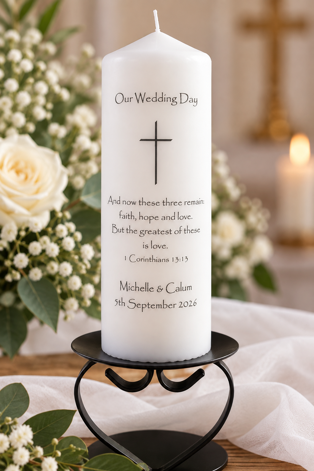 Personalised Unity Candle